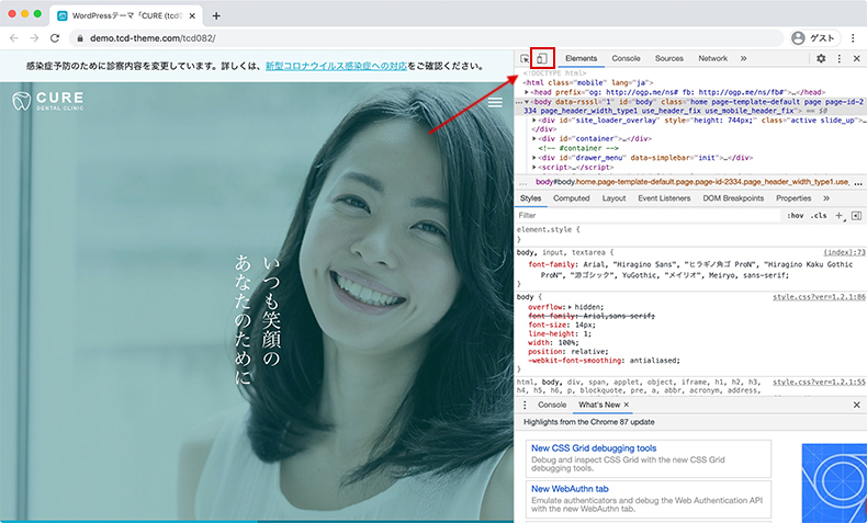 拡張機能不要 縦に長いページ全体のスクリーンショットを撮る方法 Chrome Safari Edge Firefox ワードプレステーマtcd