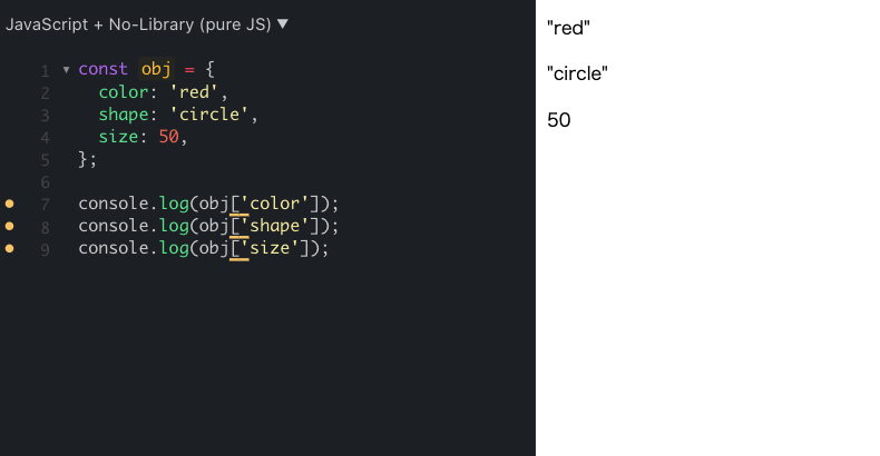 Javascript object