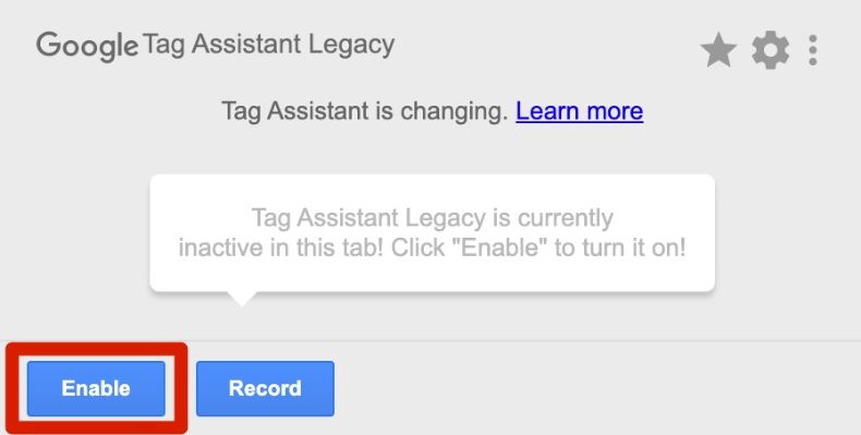 Tag Assistant Legacy