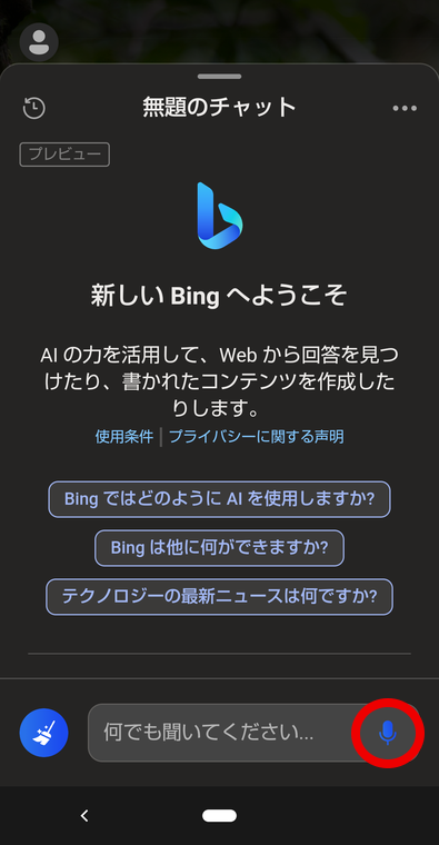 Bing AIの使い方4