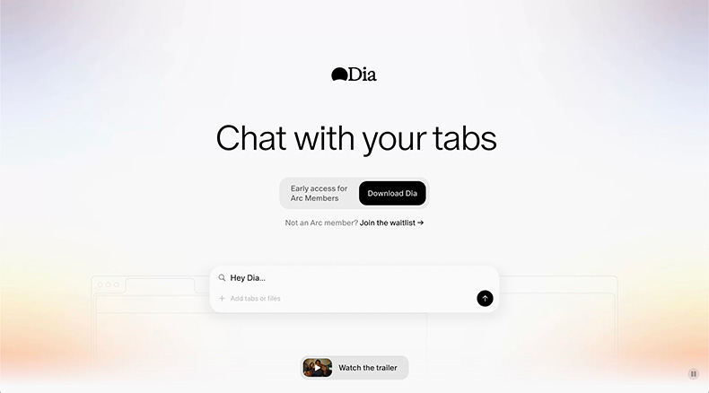 Diaの公式ページ