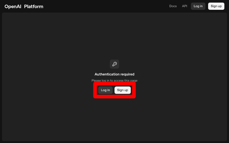 AI EngineのAPIキー設定1