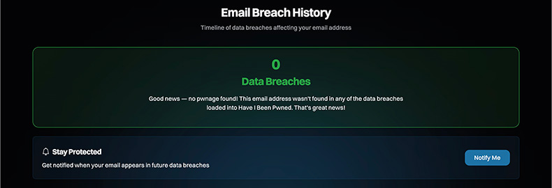 漏えいゼロのとき