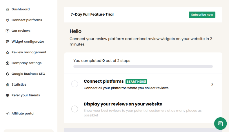 Widgets for Google Reviewsの機能