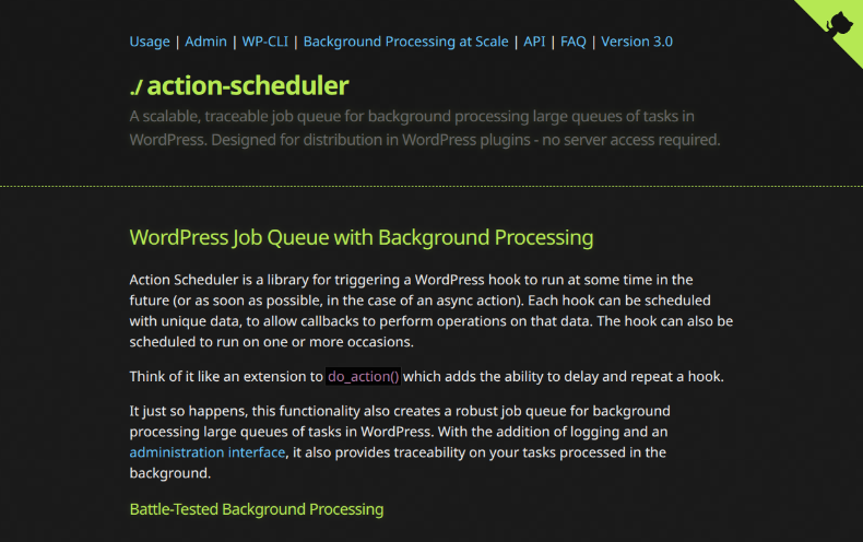 Action Scheduler
