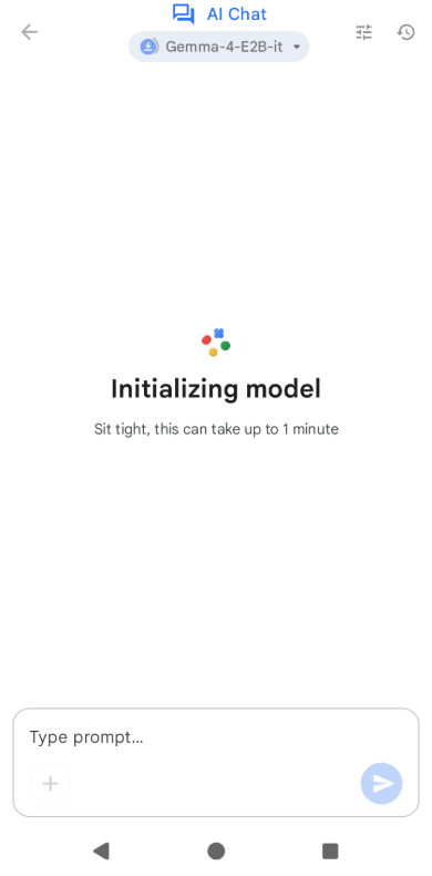 Google AI Edge GalleryでGemma 4を使う手順4